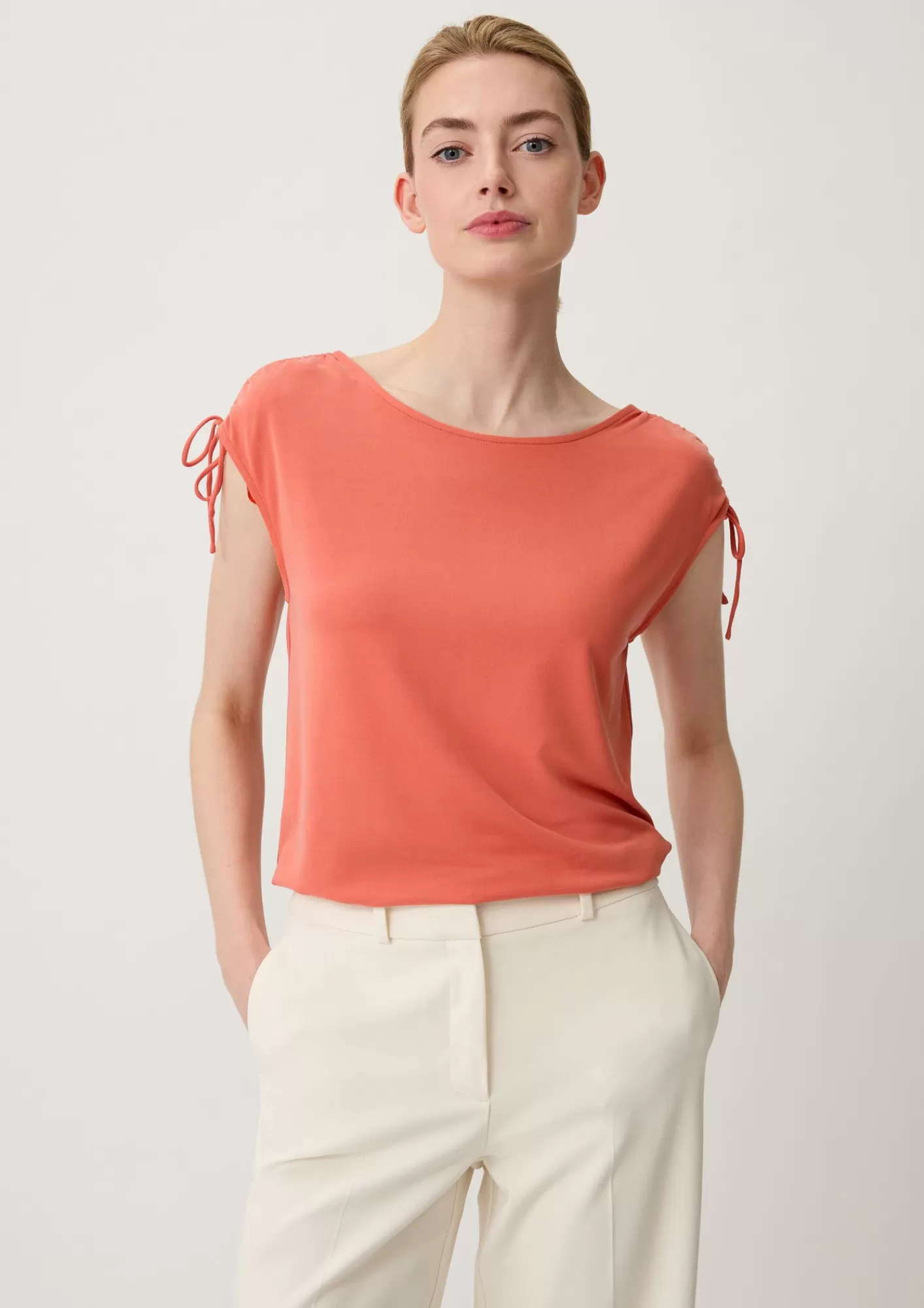 Online Comma Armelloses Shirt Aus Viskosemix