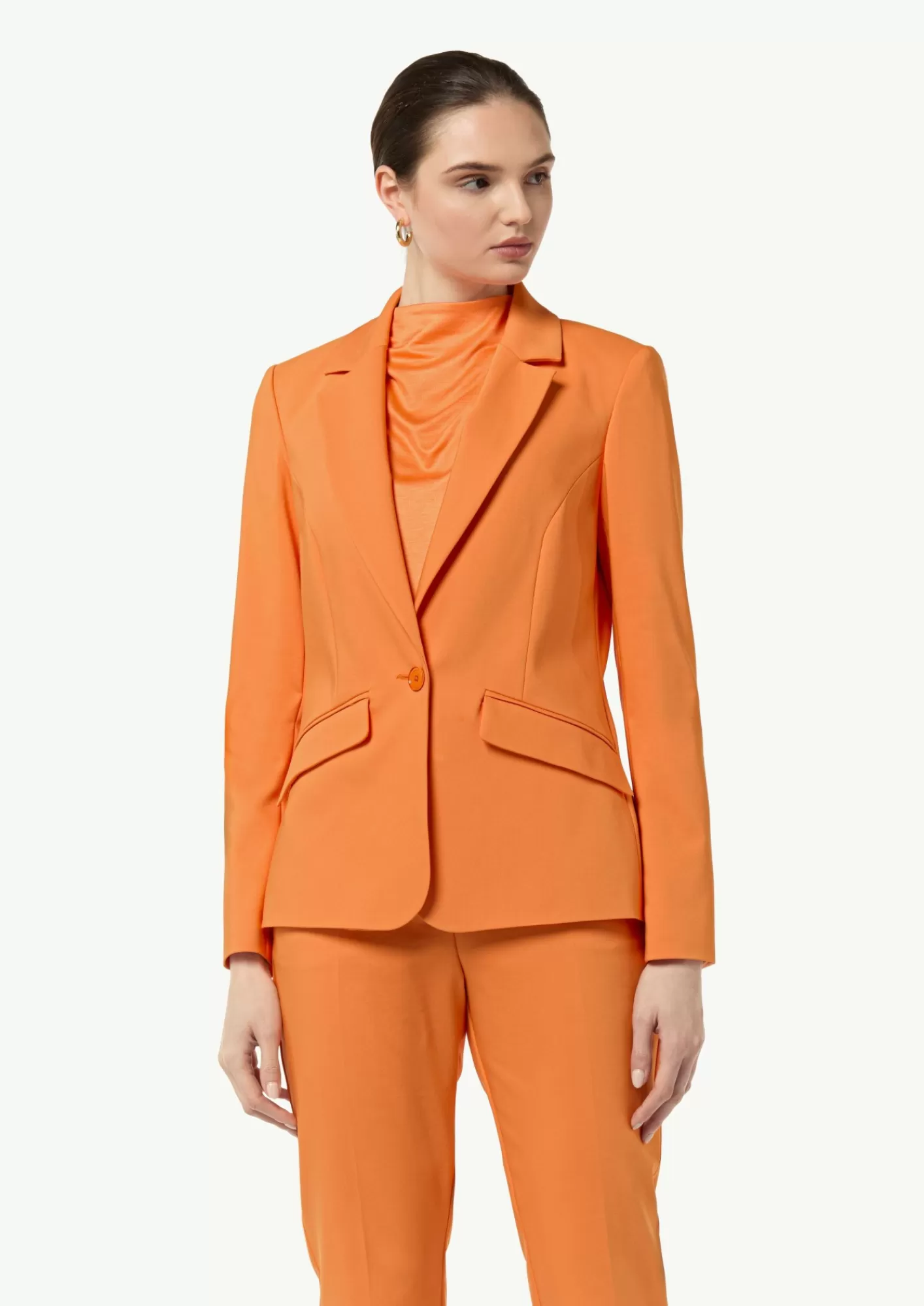 Online Comma Blazer Aus Baumwollmix