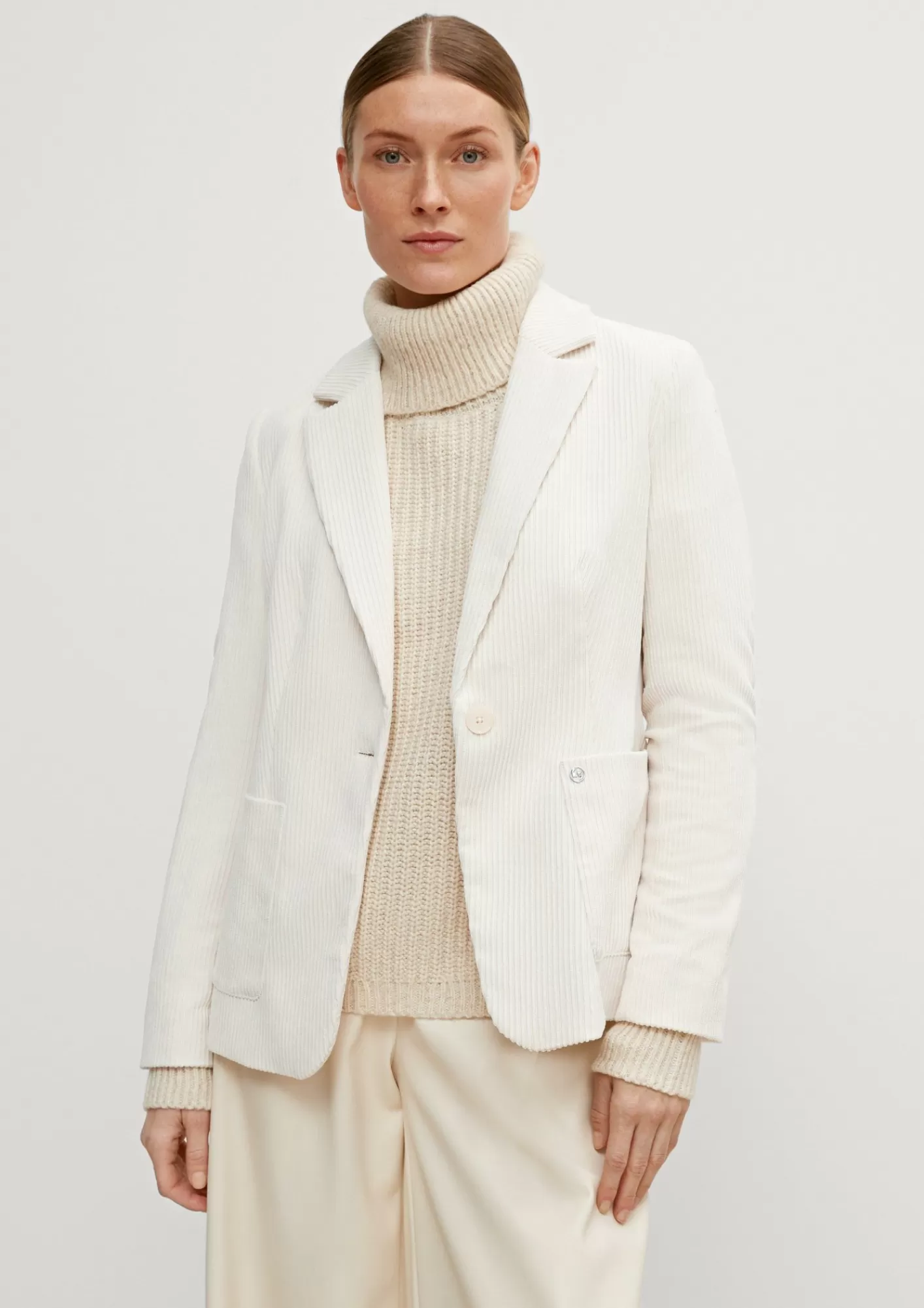 Fashion Comma Blazer Aus Cord