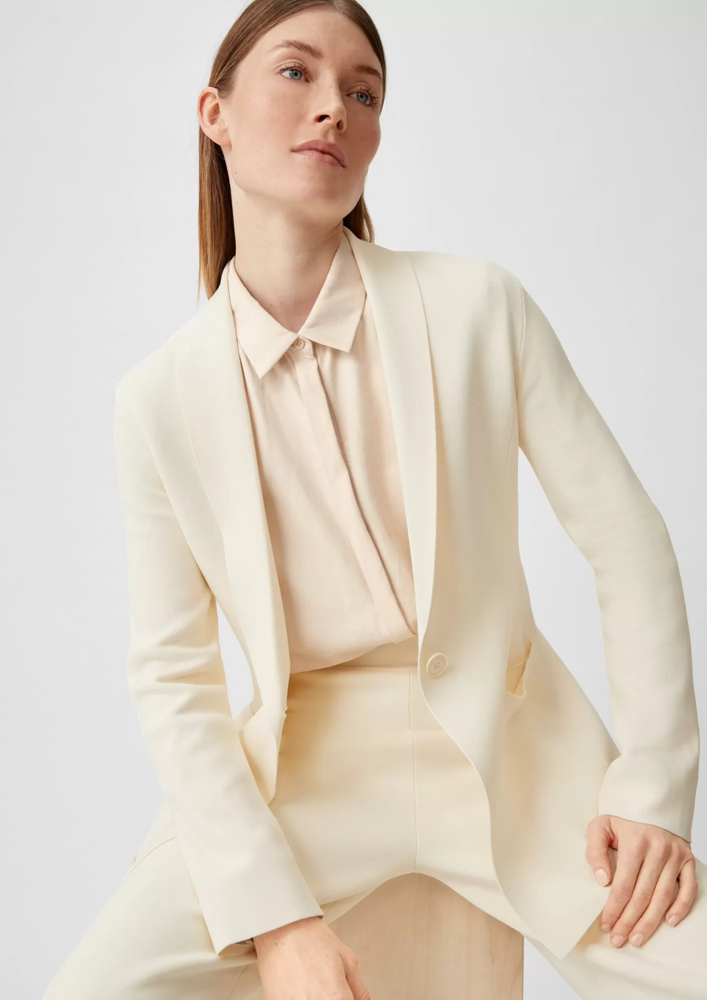 New Comma Blazer Aus Feinstrick