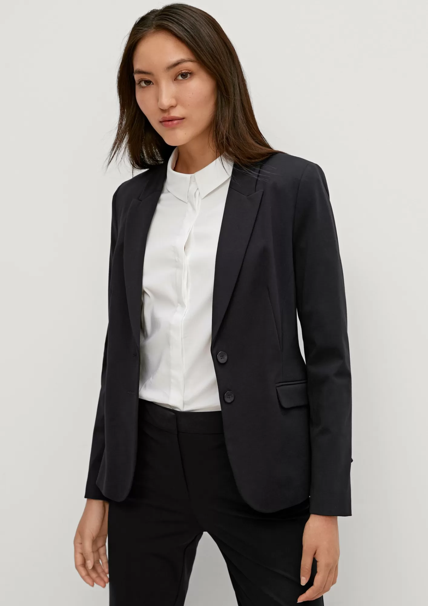 Best Comma Blazer Mit Angedeuteten Pattentaschen