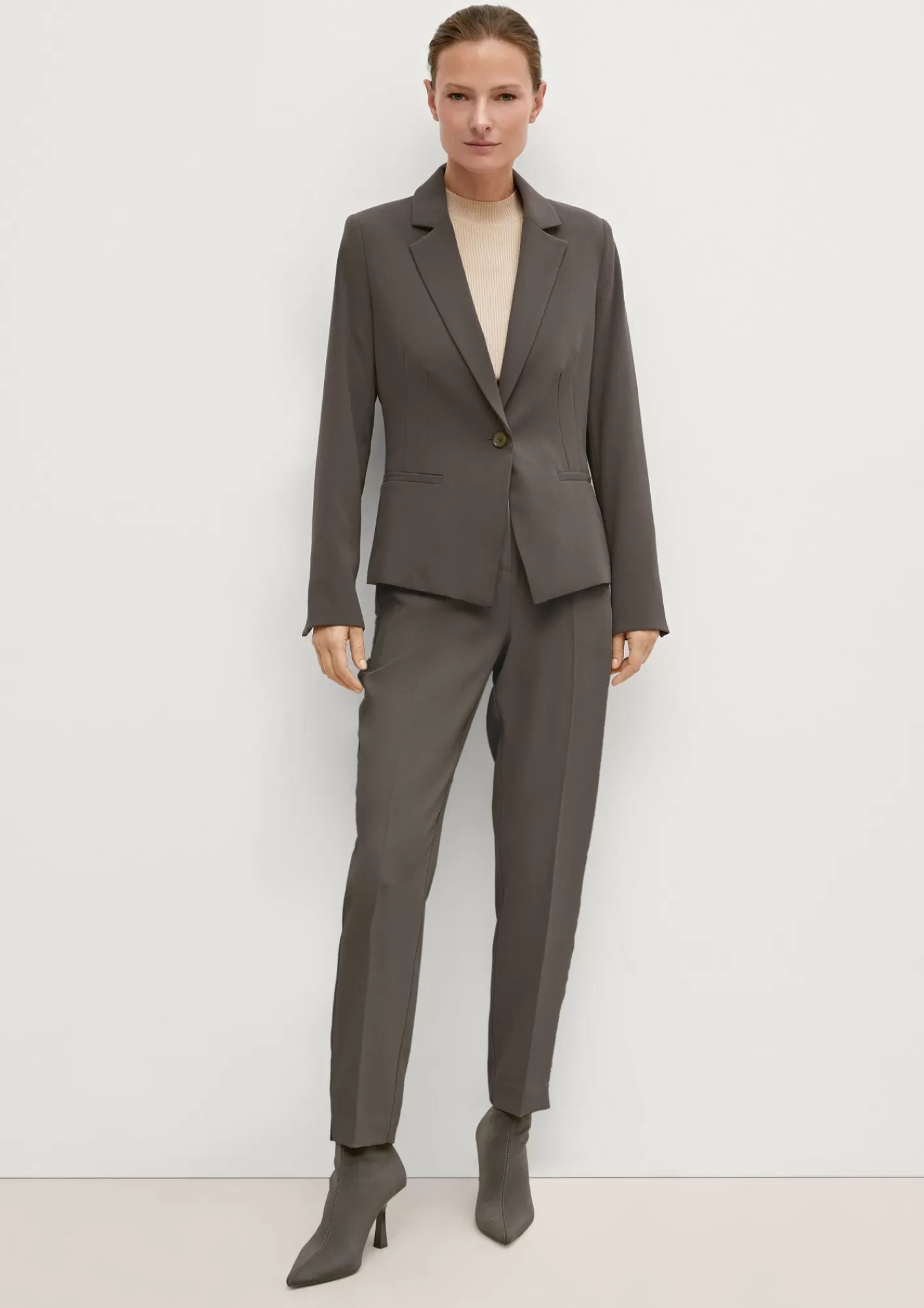 Best Comma Blazer Mit Crepe-Struktur