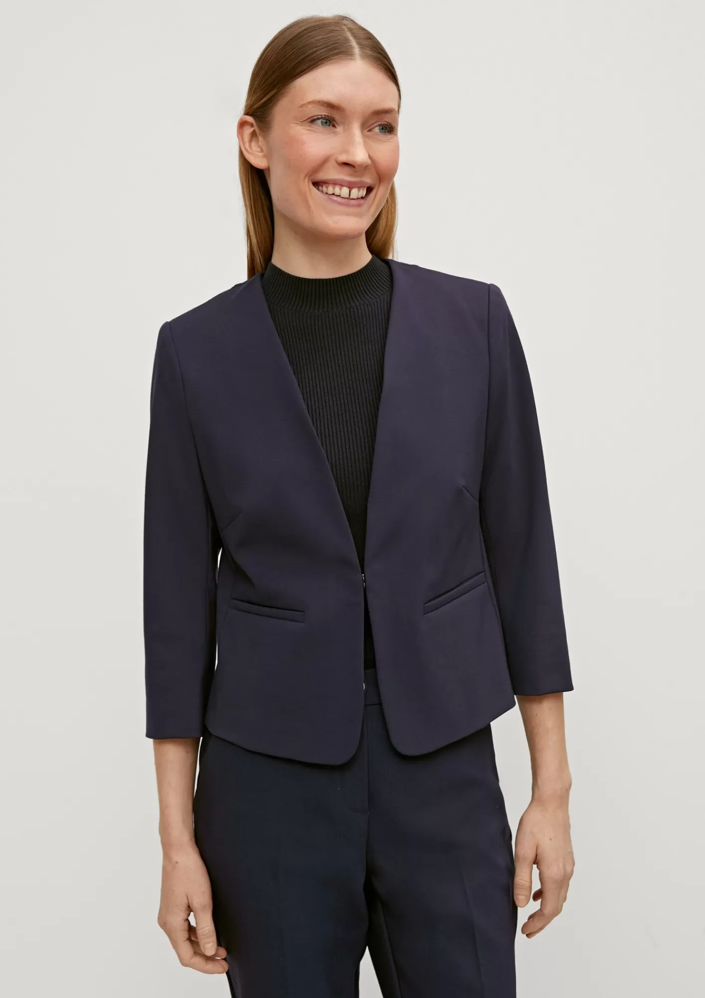 Cheap Comma Blazer Mit Kurzem Schnitt