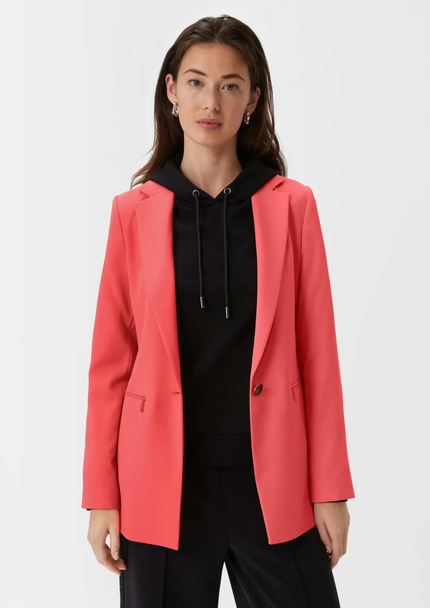 Flash Sale Comma Blazer Mit Reisverschlusstaschen