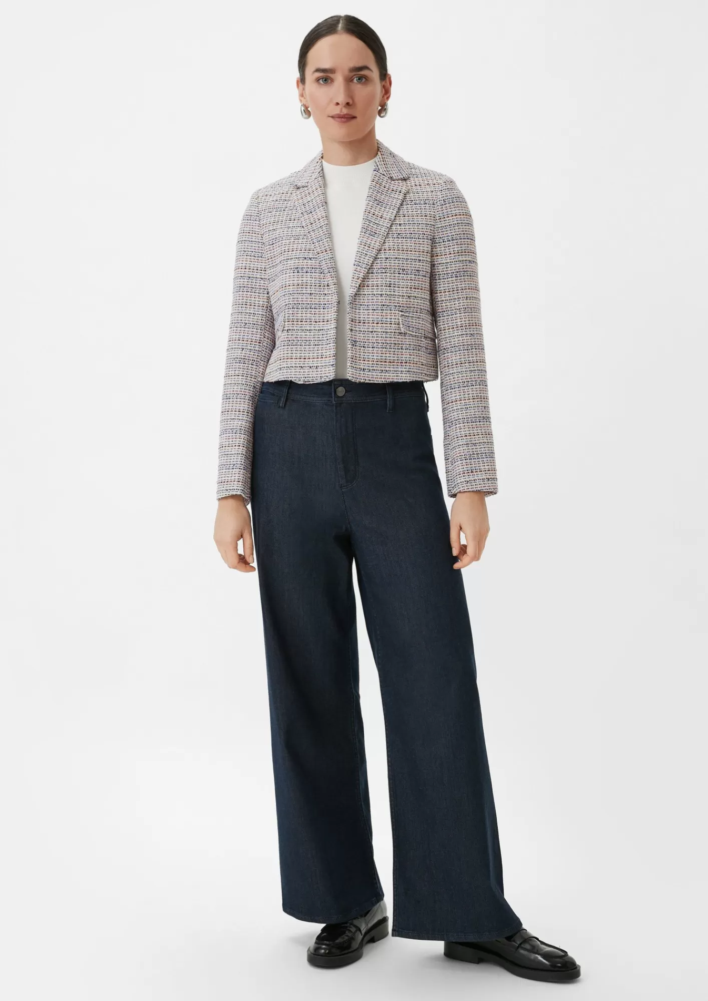 Store Comma Blazer Mit Strickmuster