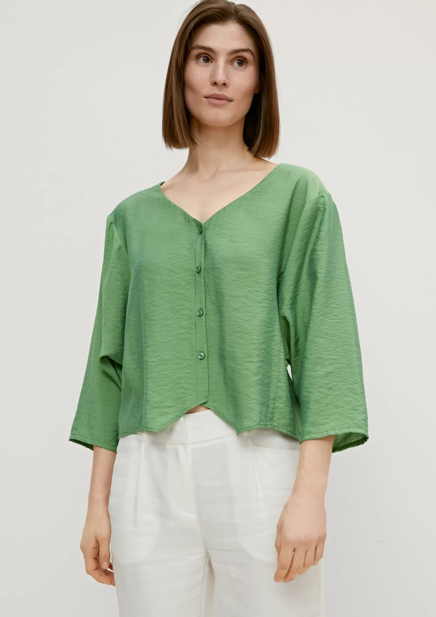 Cheap Comma Bluse Aus Viskosemix