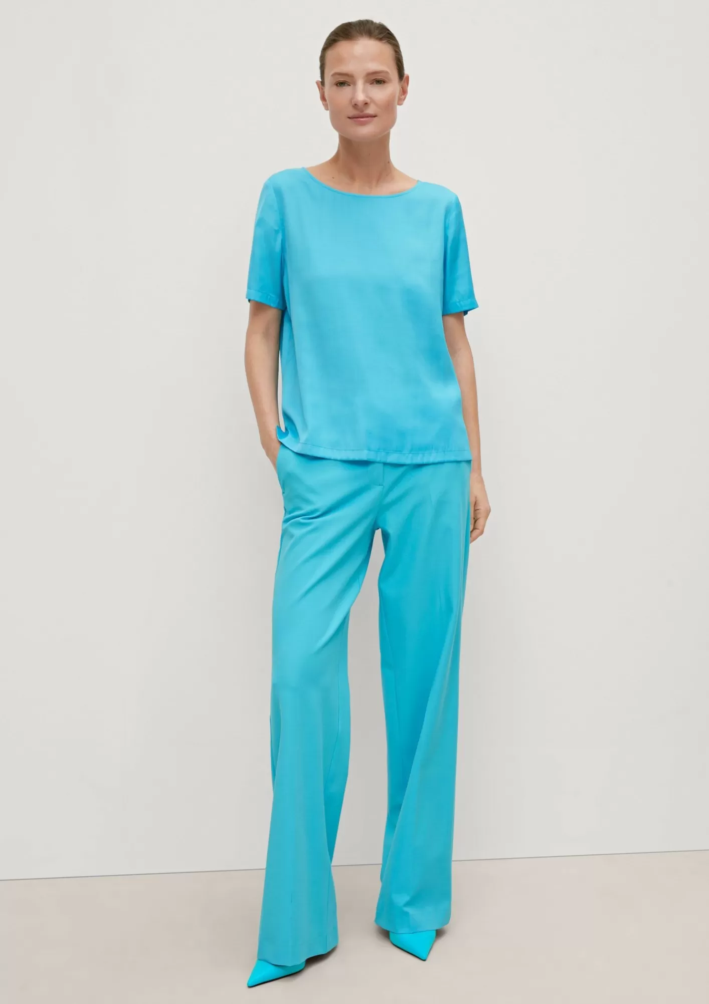 Fashion Comma Bluse Aus Viskosemix