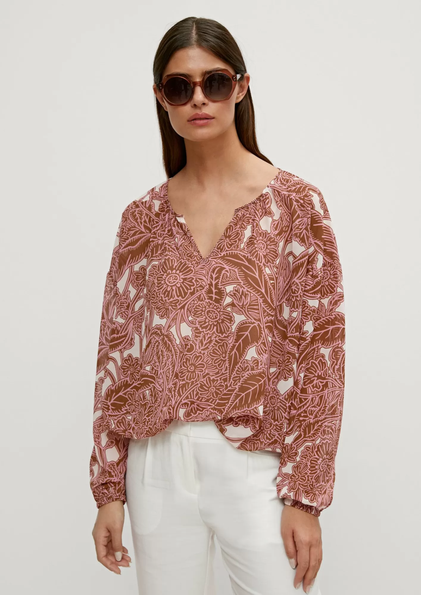Flash Sale Comma Bluse Mit Alloverprint