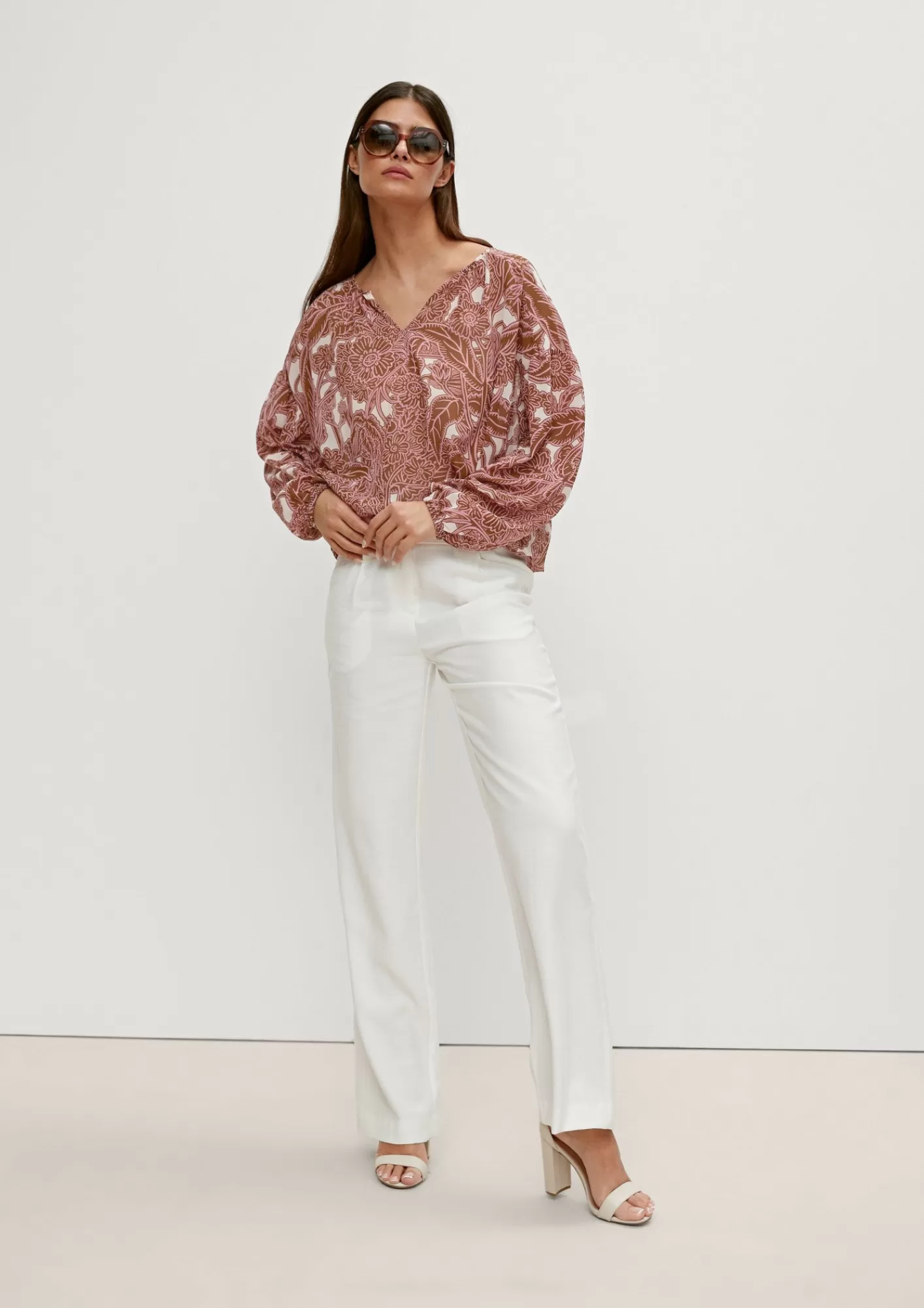 Flash Sale Comma Bluse Mit Alloverprint