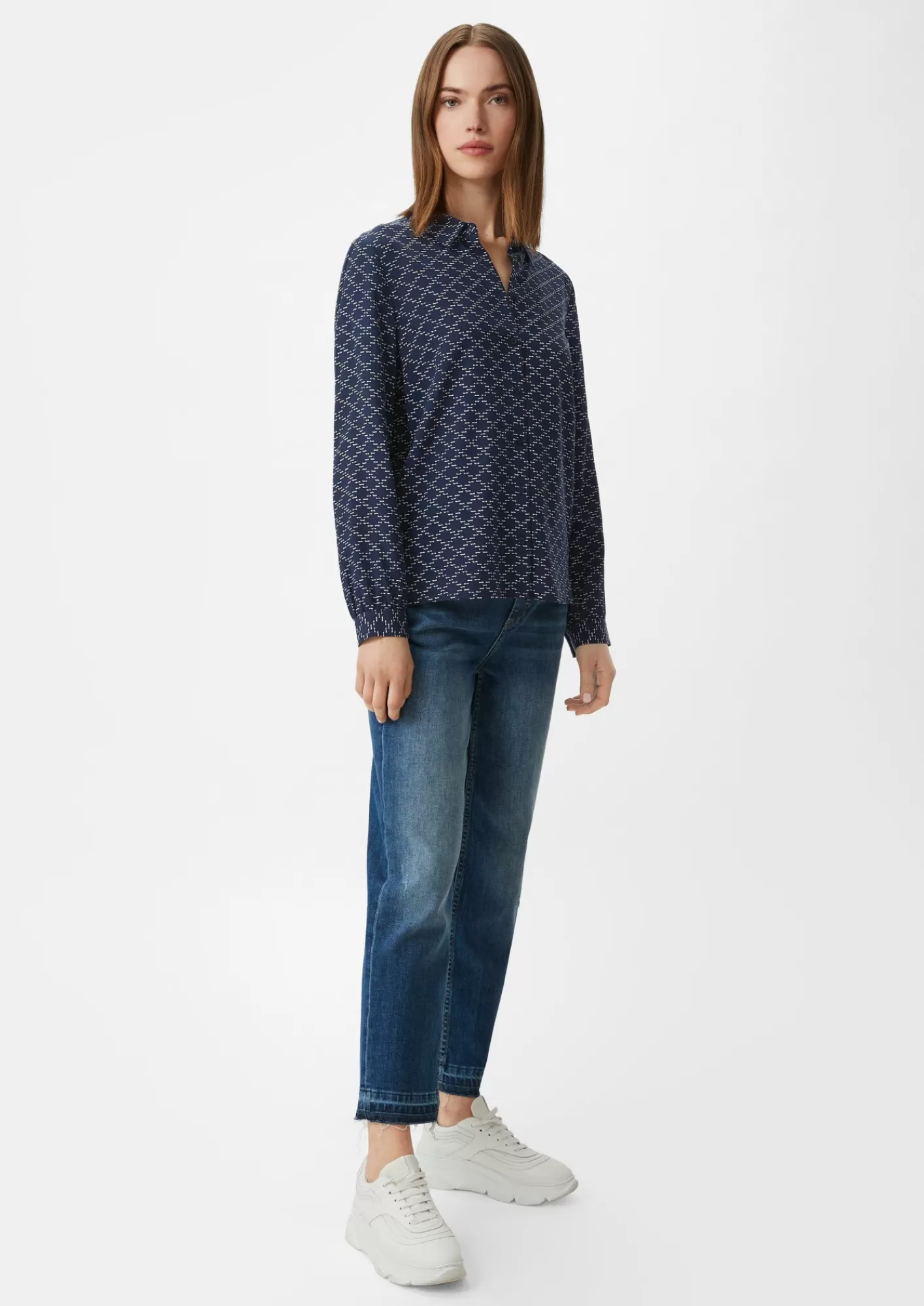 Best Sale Comma Blusenhemd Aus Viskose