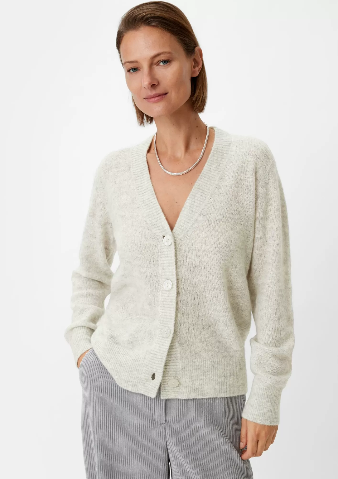 Online Comma Cardigan Aus Alpakamix