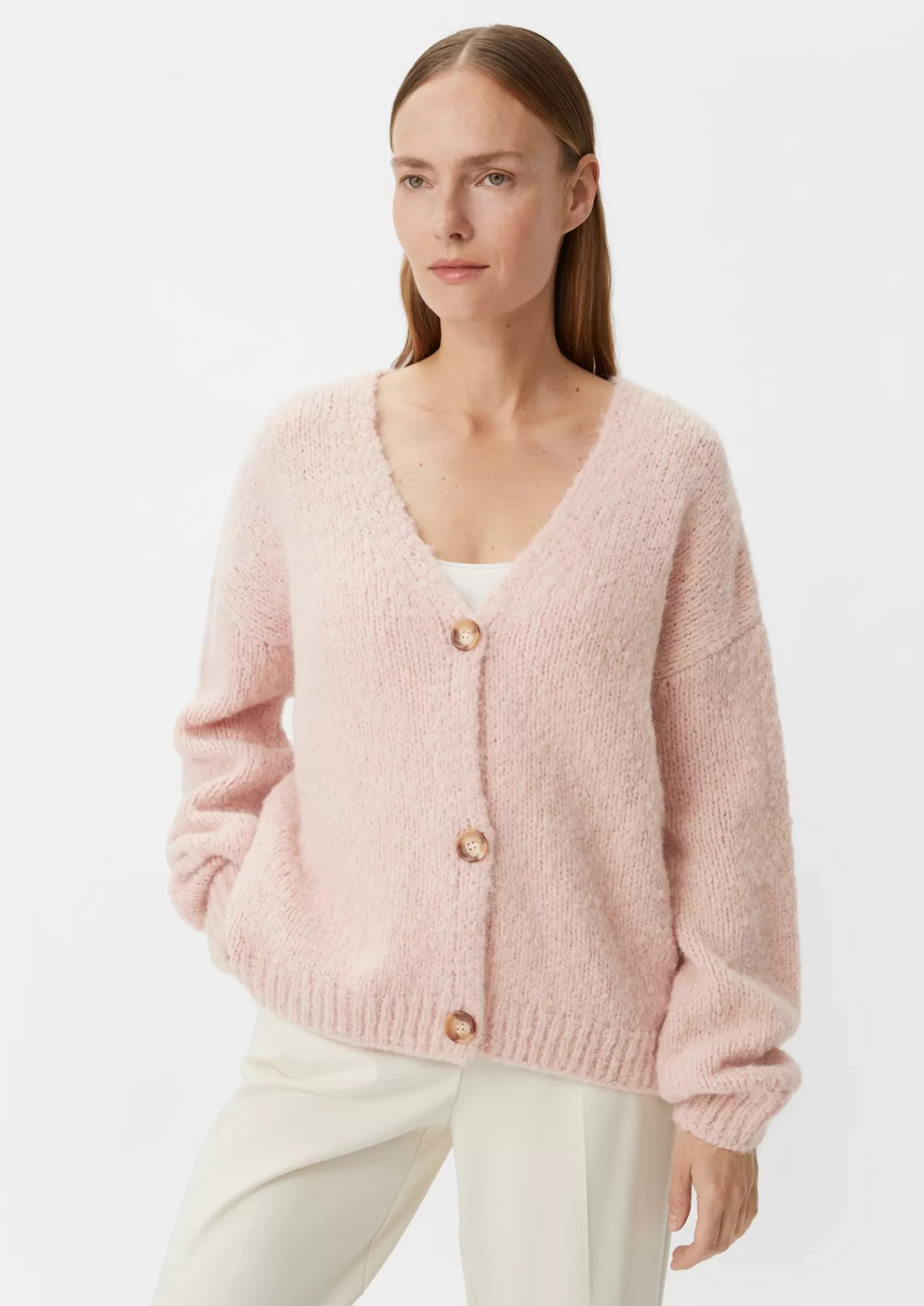 Outlet Comma Cardigan Aus Alpakamix