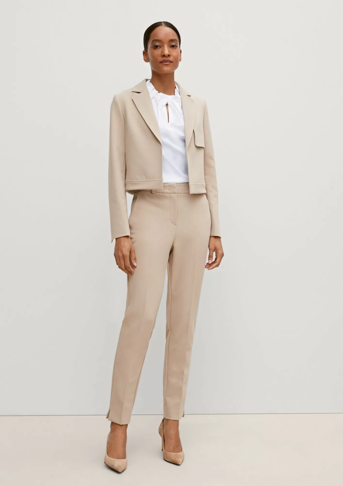 Cheap Comma Feminine Baumwollbluse