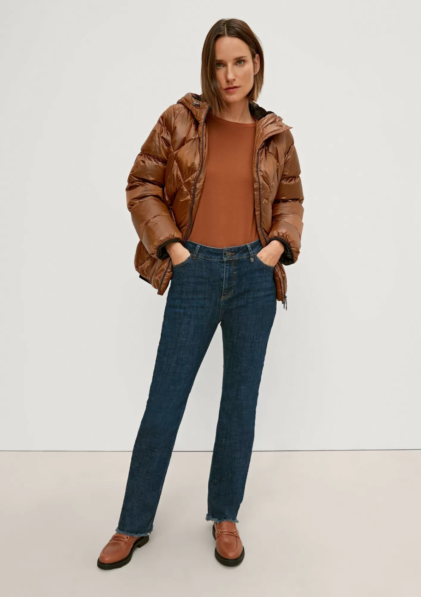 Fashion Comma Gesteppte Daunenjacke