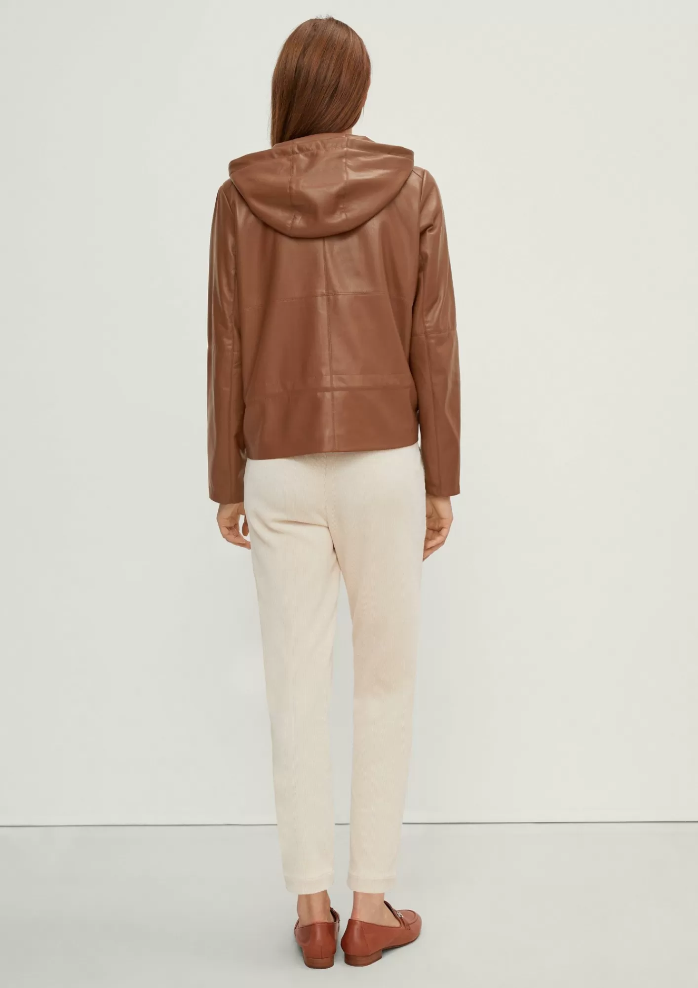 Clearance Comma Jacke In Leder-Optik