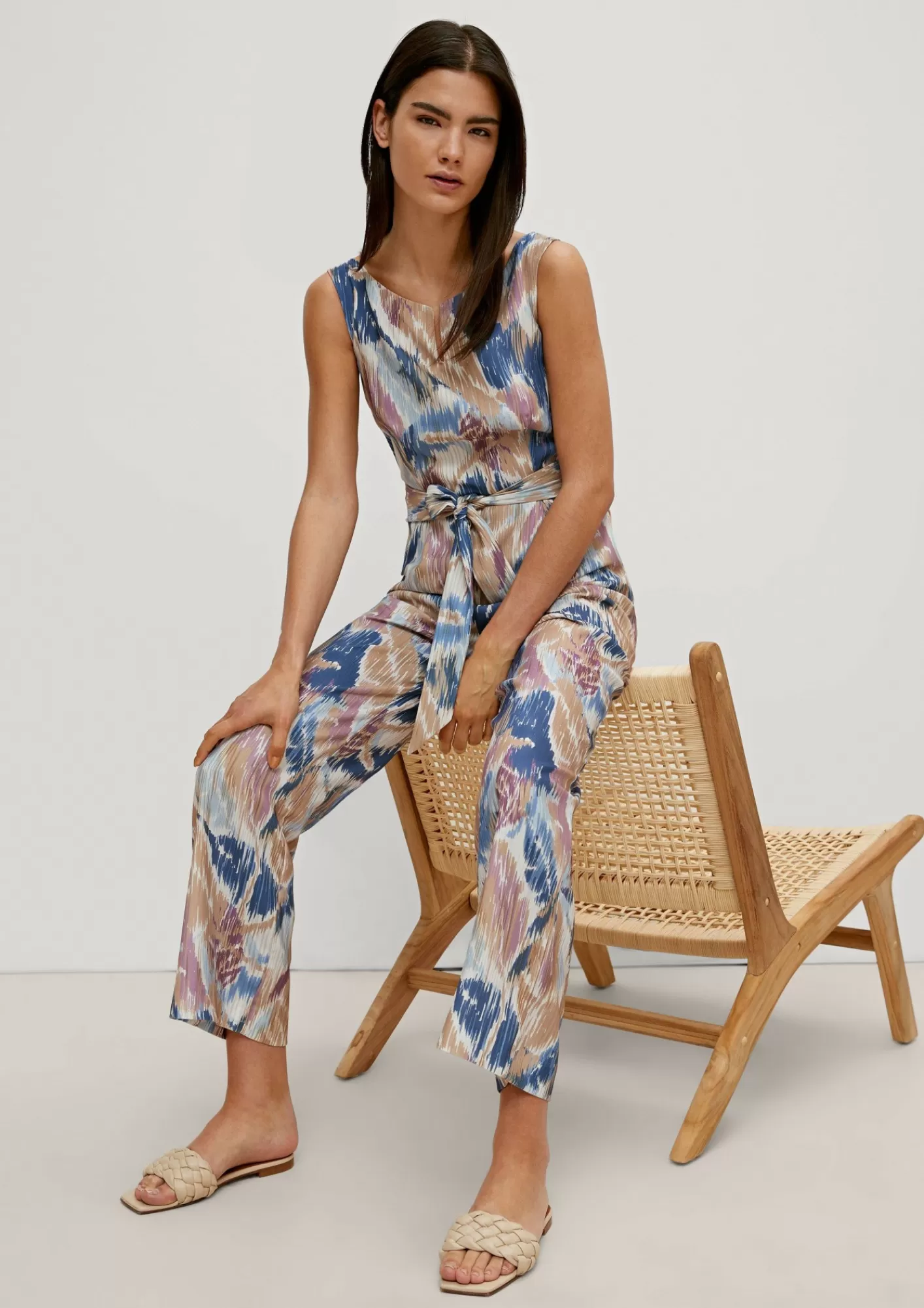 Clearance Comma Jumpsuit Mit Bindegurtel