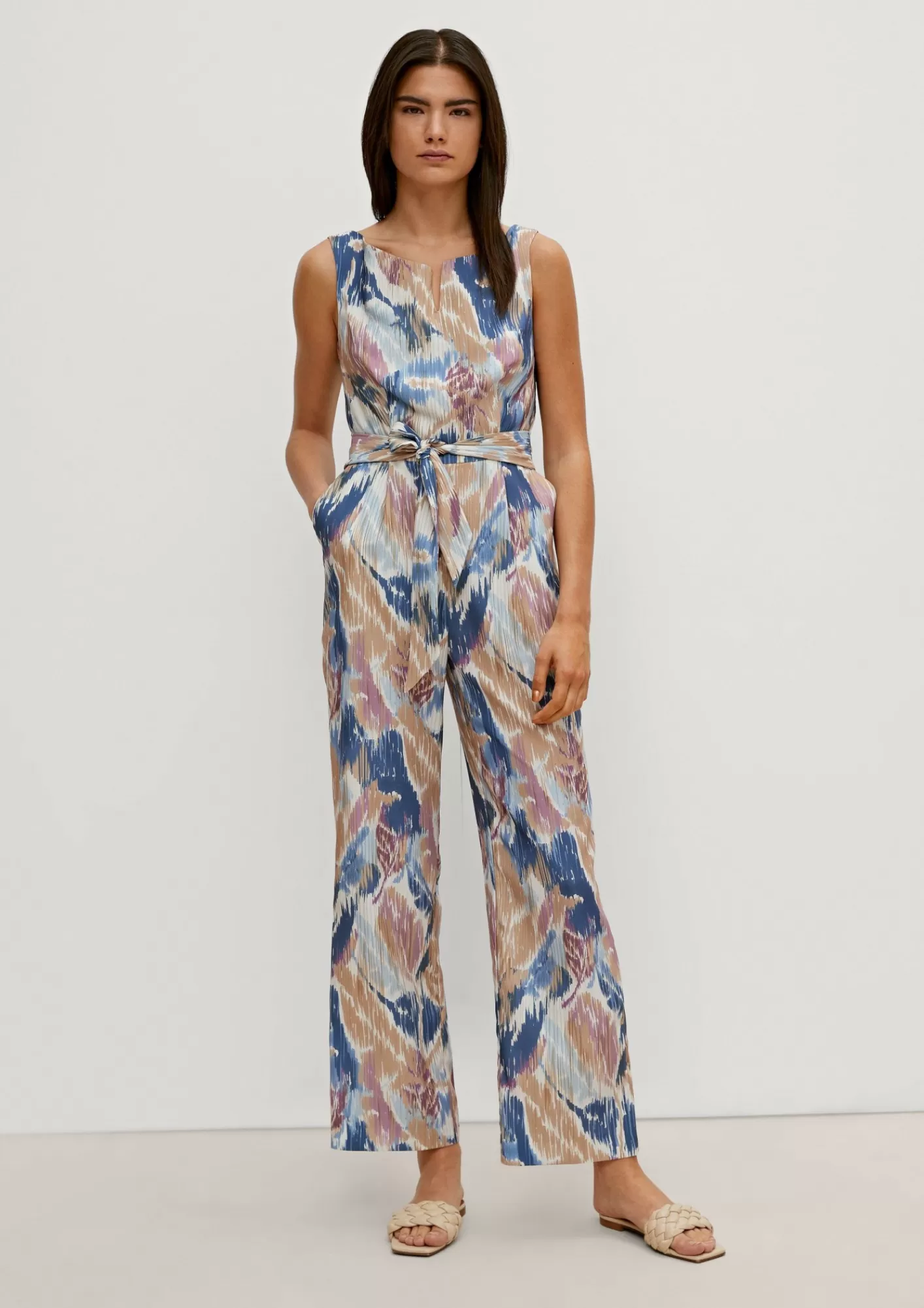 Clearance Comma Jumpsuit Mit Bindegurtel