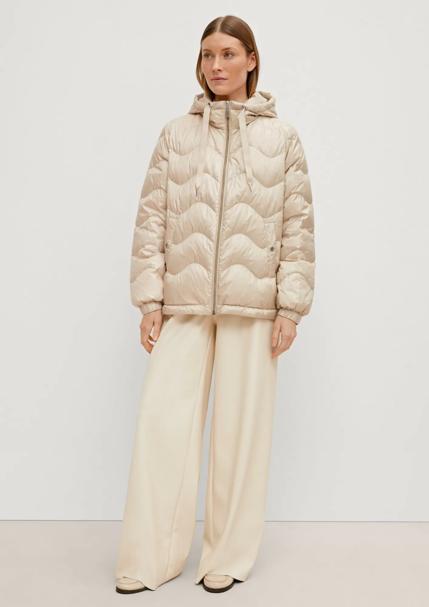 Hot Comma Kapuzenjacke Mit Steppung