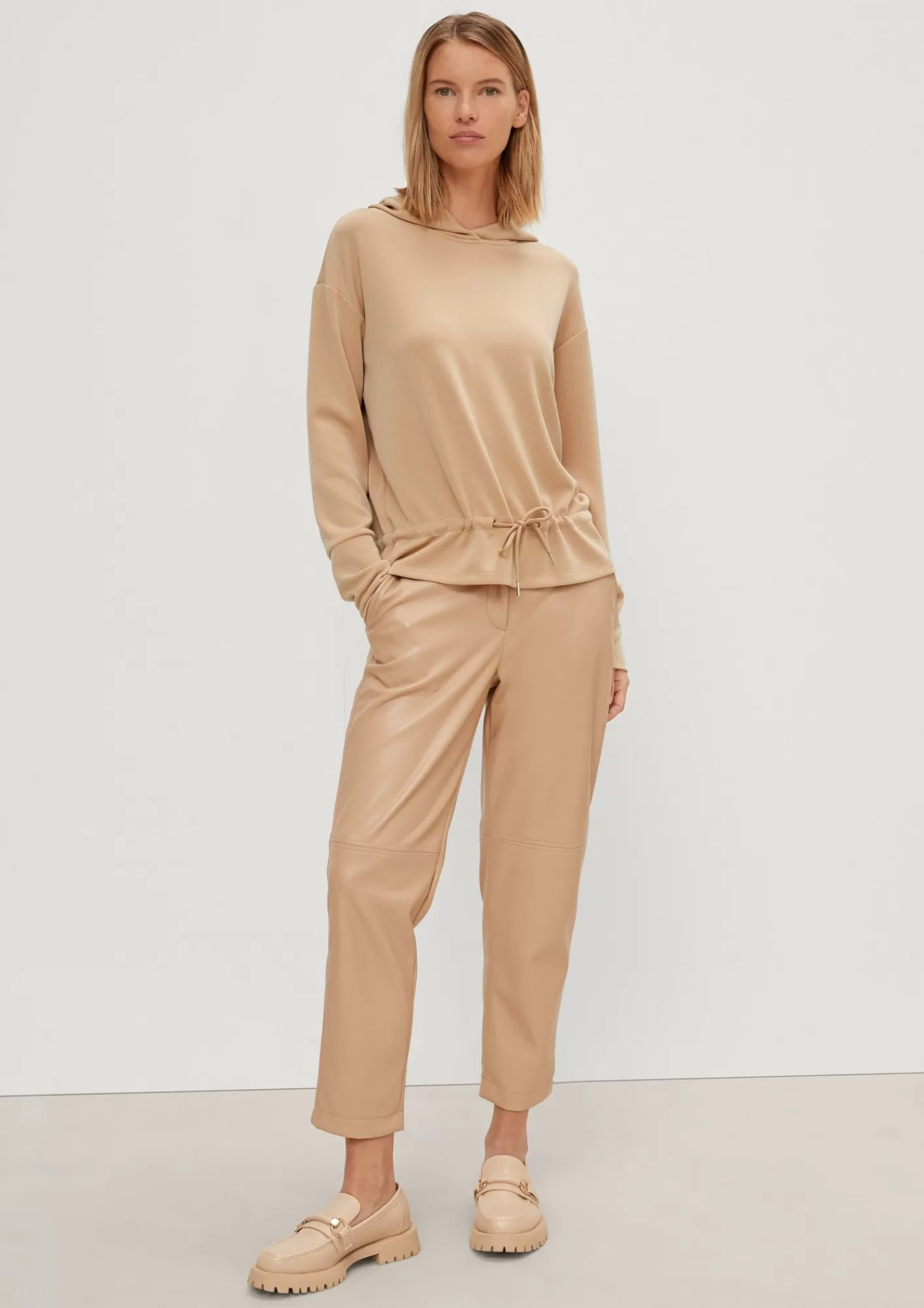 Sale Comma Kapuzenpullover Aus Modalmix