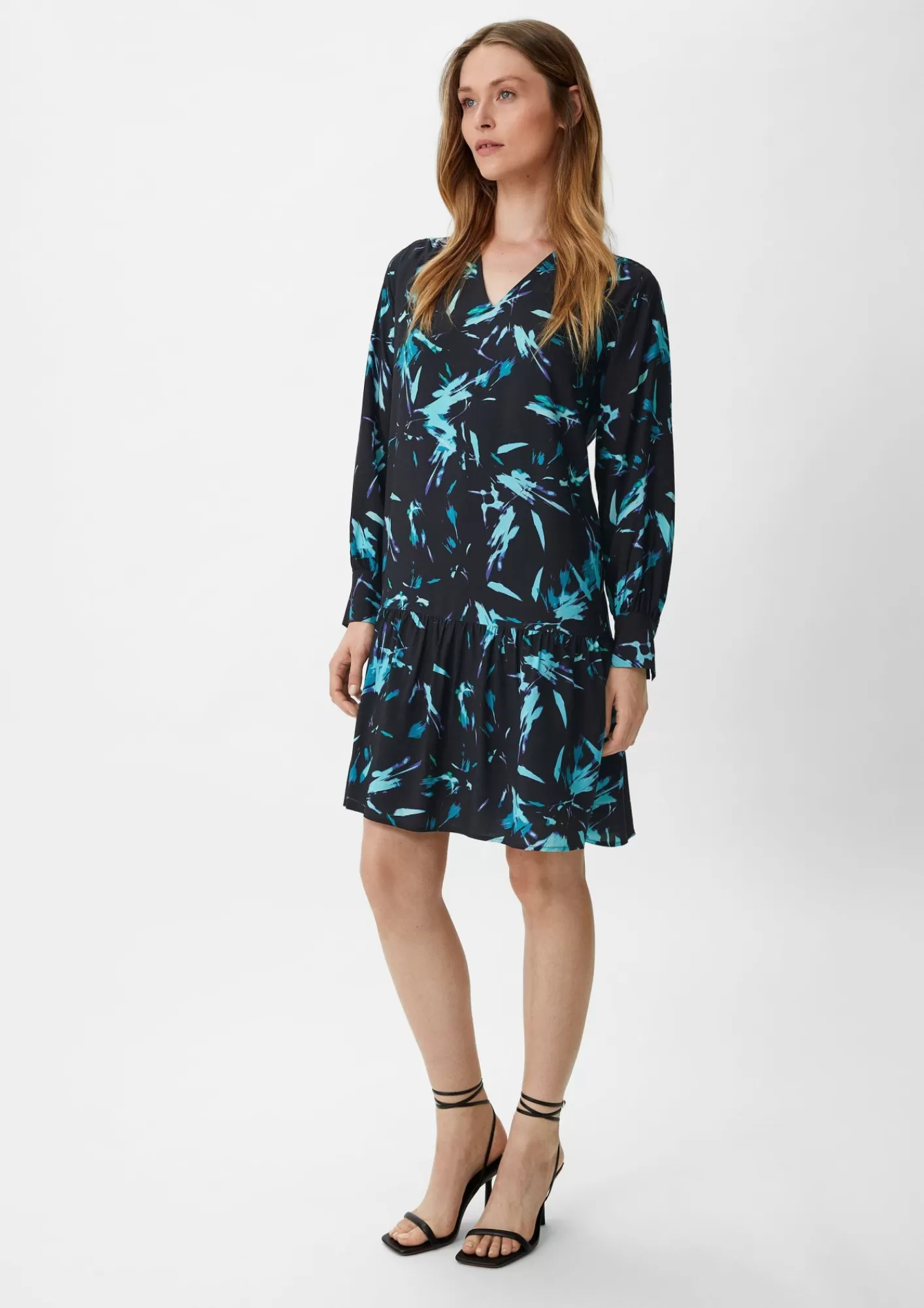 Best Comma Kleid Mit Allover-Print