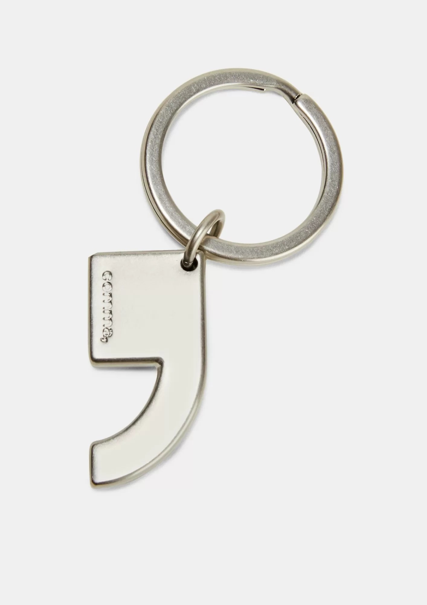 New Comma Kleiner Logo-Schlusselanhanger Aus Metall