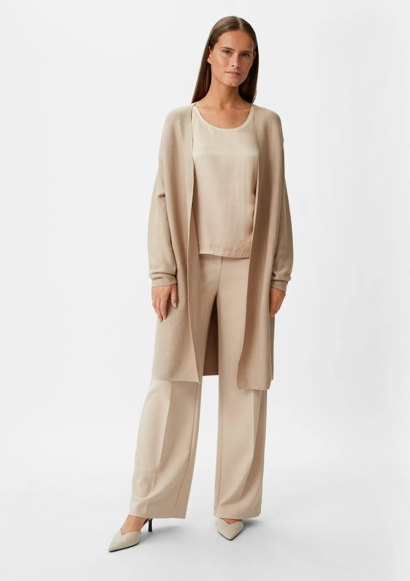 Flash Sale Comma Long-Cardigan Aus Viskosemix