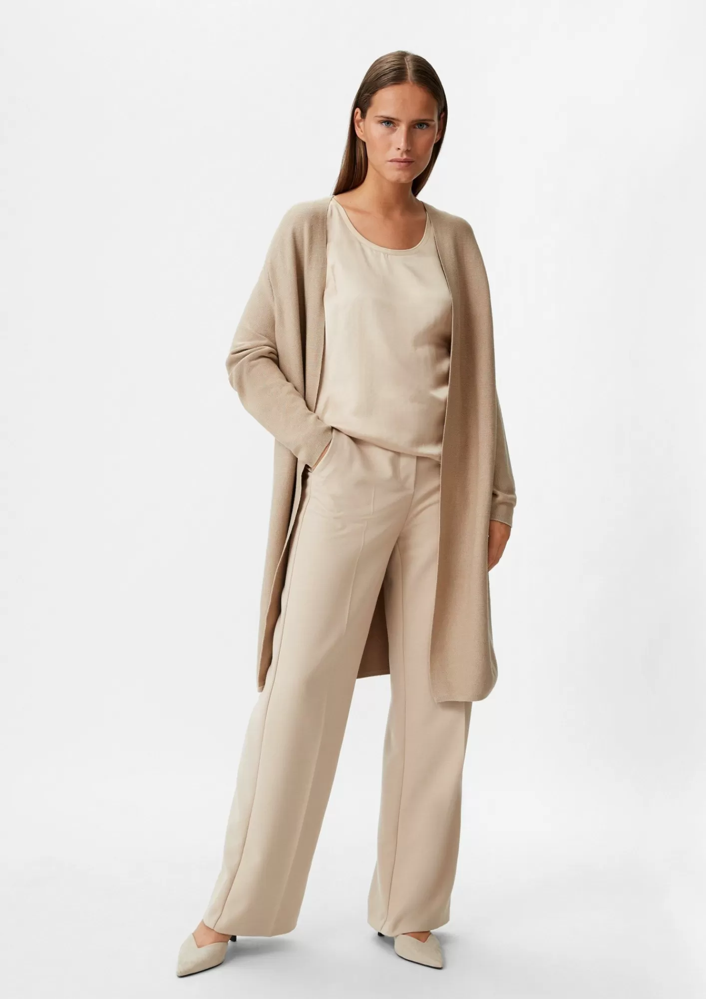 Flash Sale Comma Long-Cardigan Aus Viskosemix