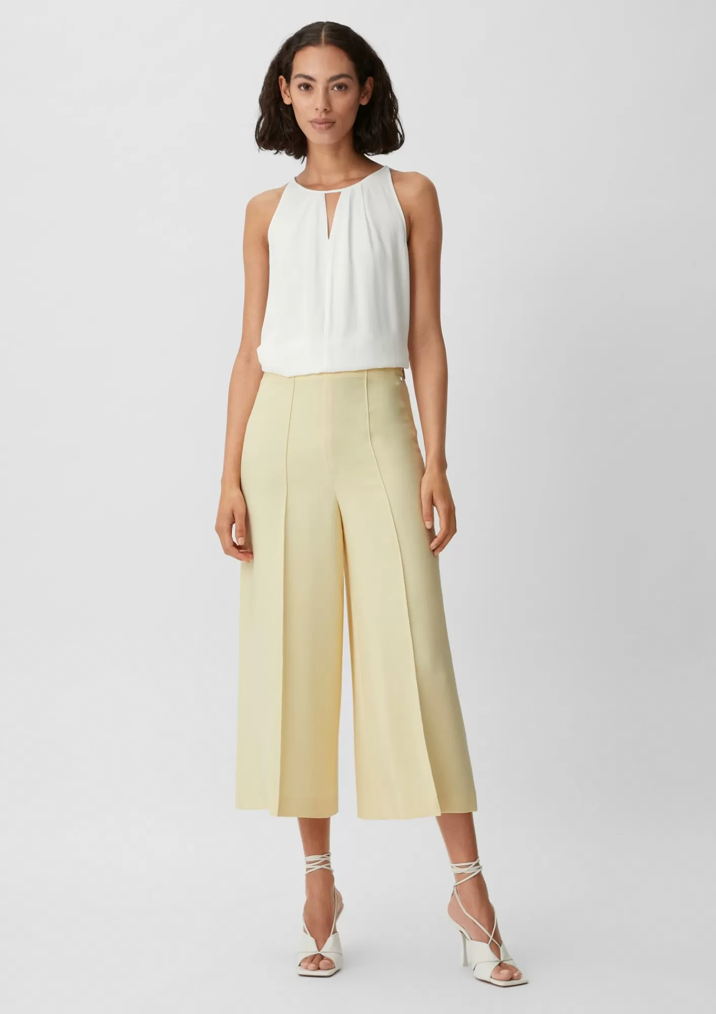 Best Comma Loose: Culotte Aus Viskosemix