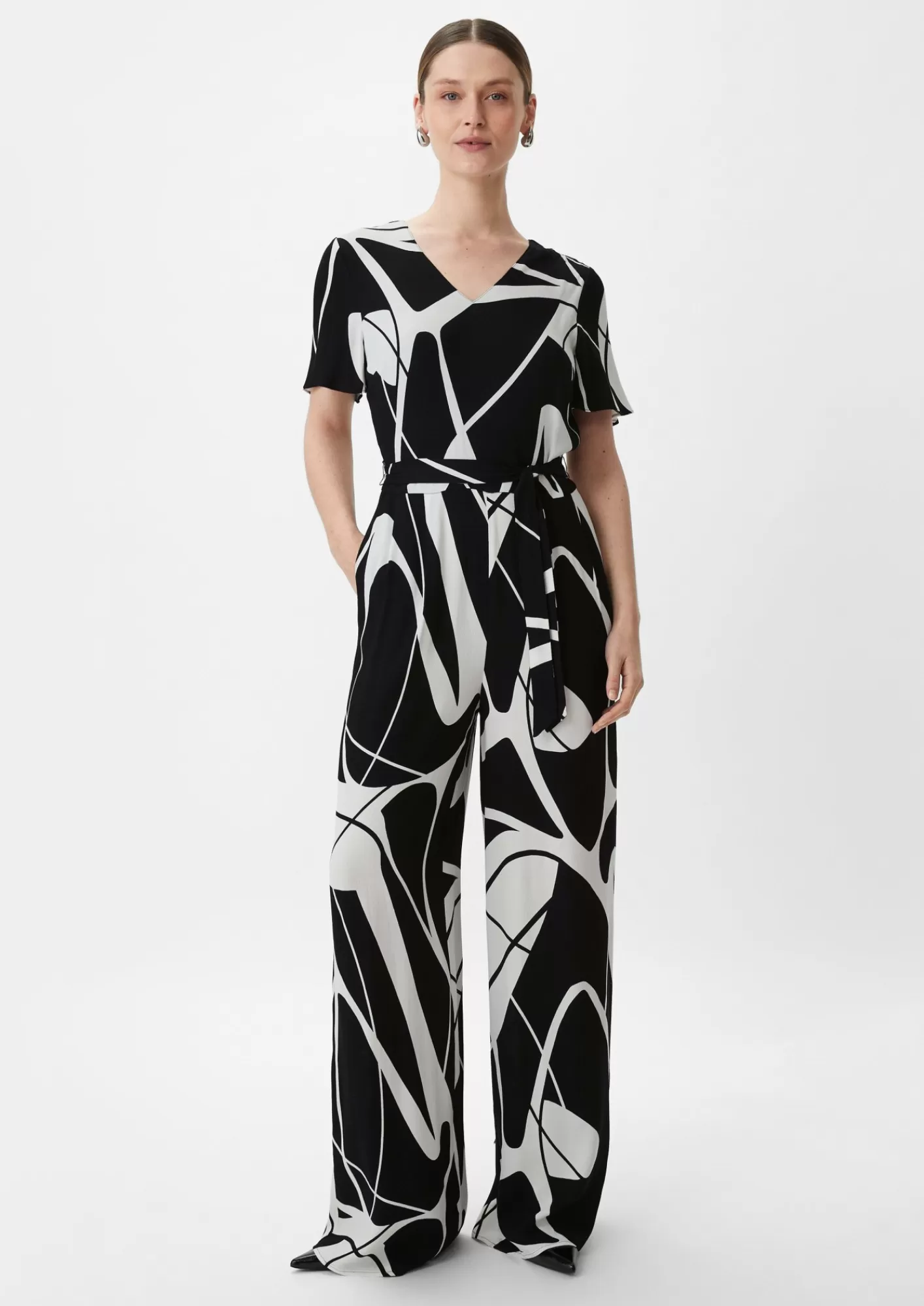 Sale Comma Overall Mit Crepestruktur