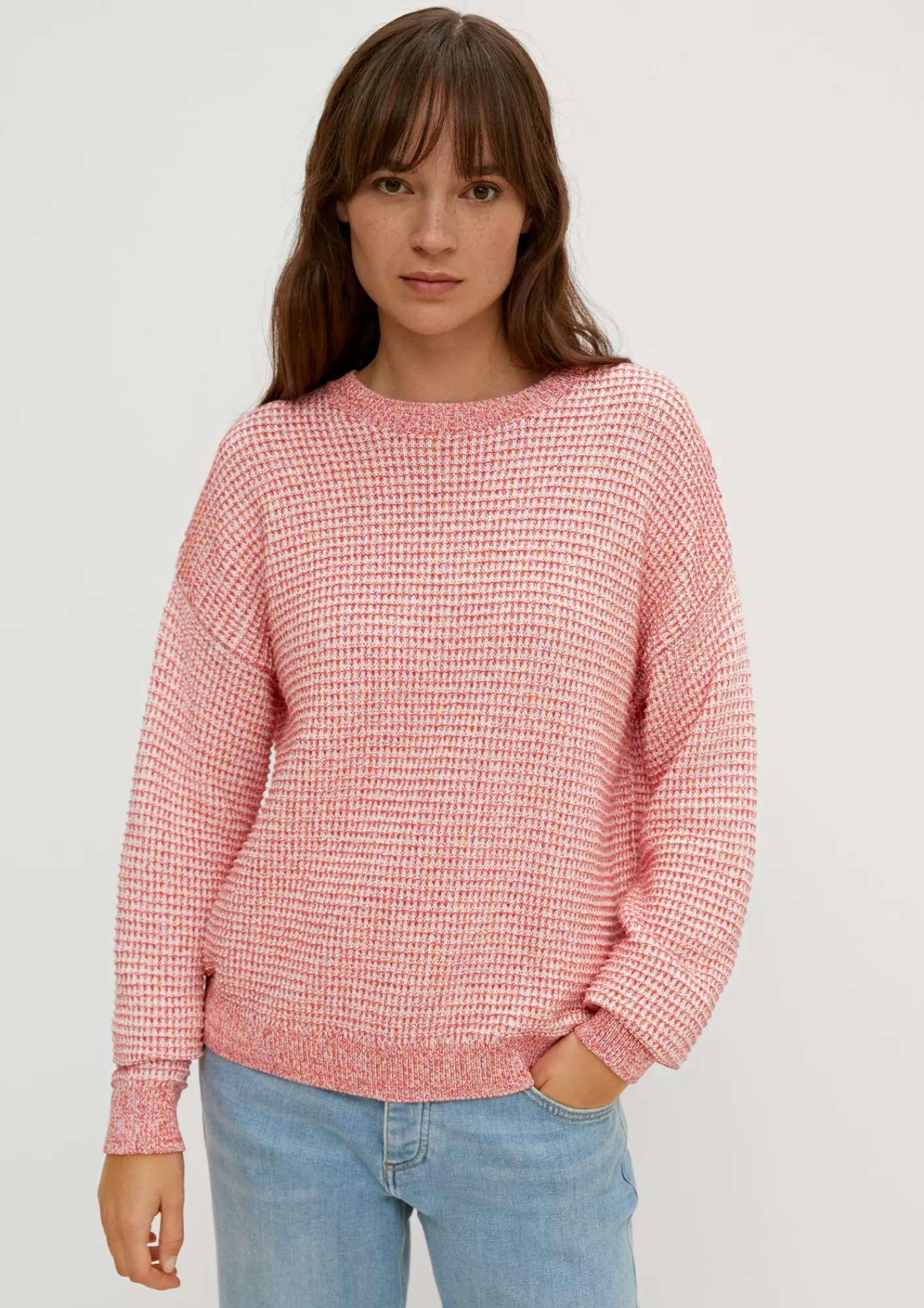 New Comma Pullover Aus Moulinegarn