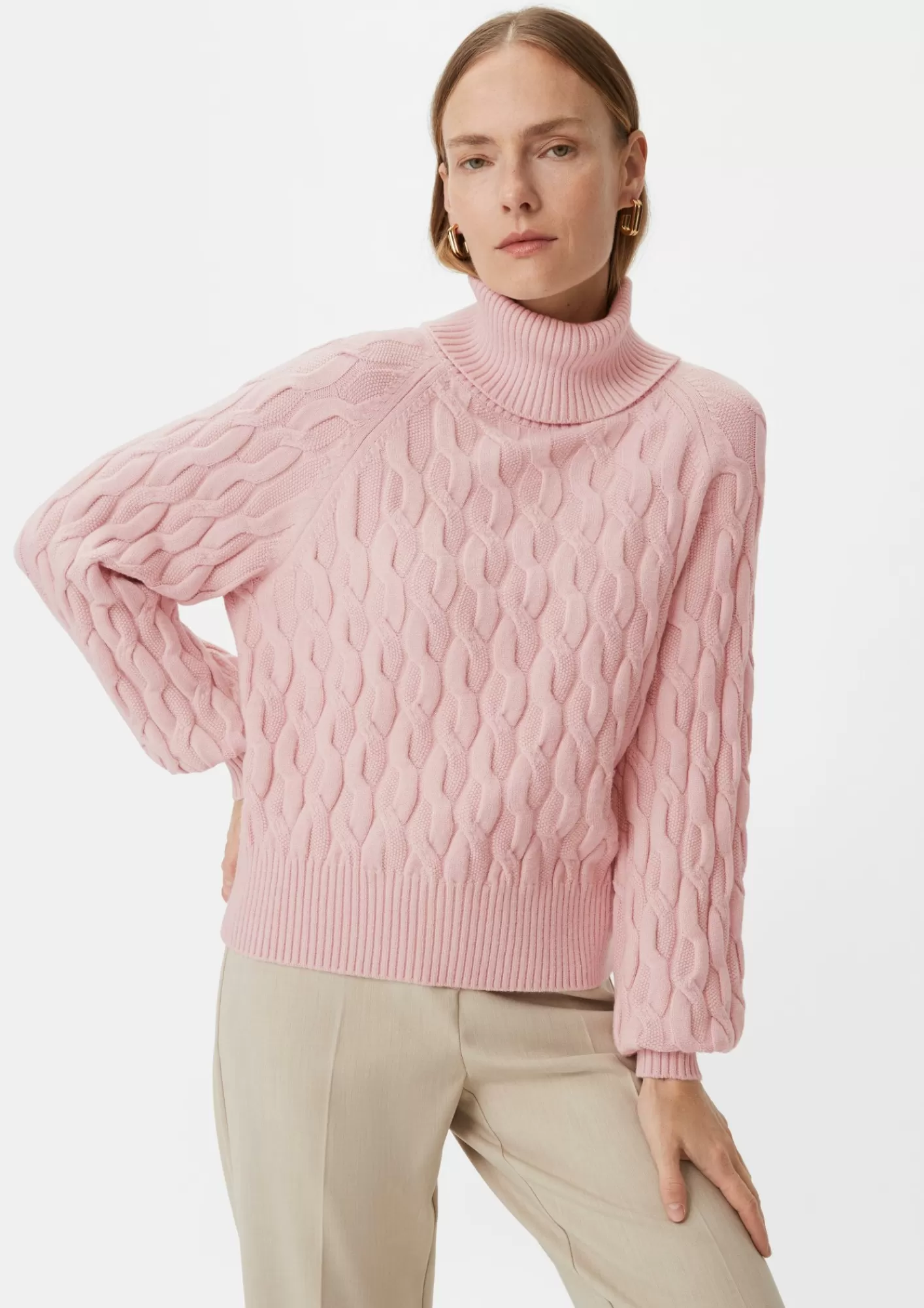 Best Comma Pullover Mit Strickmuster