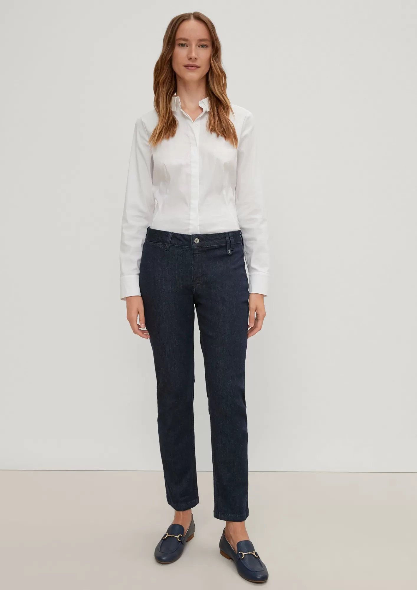 Cheap Comma Regular: 7/8-Jeans Im Straight Fit