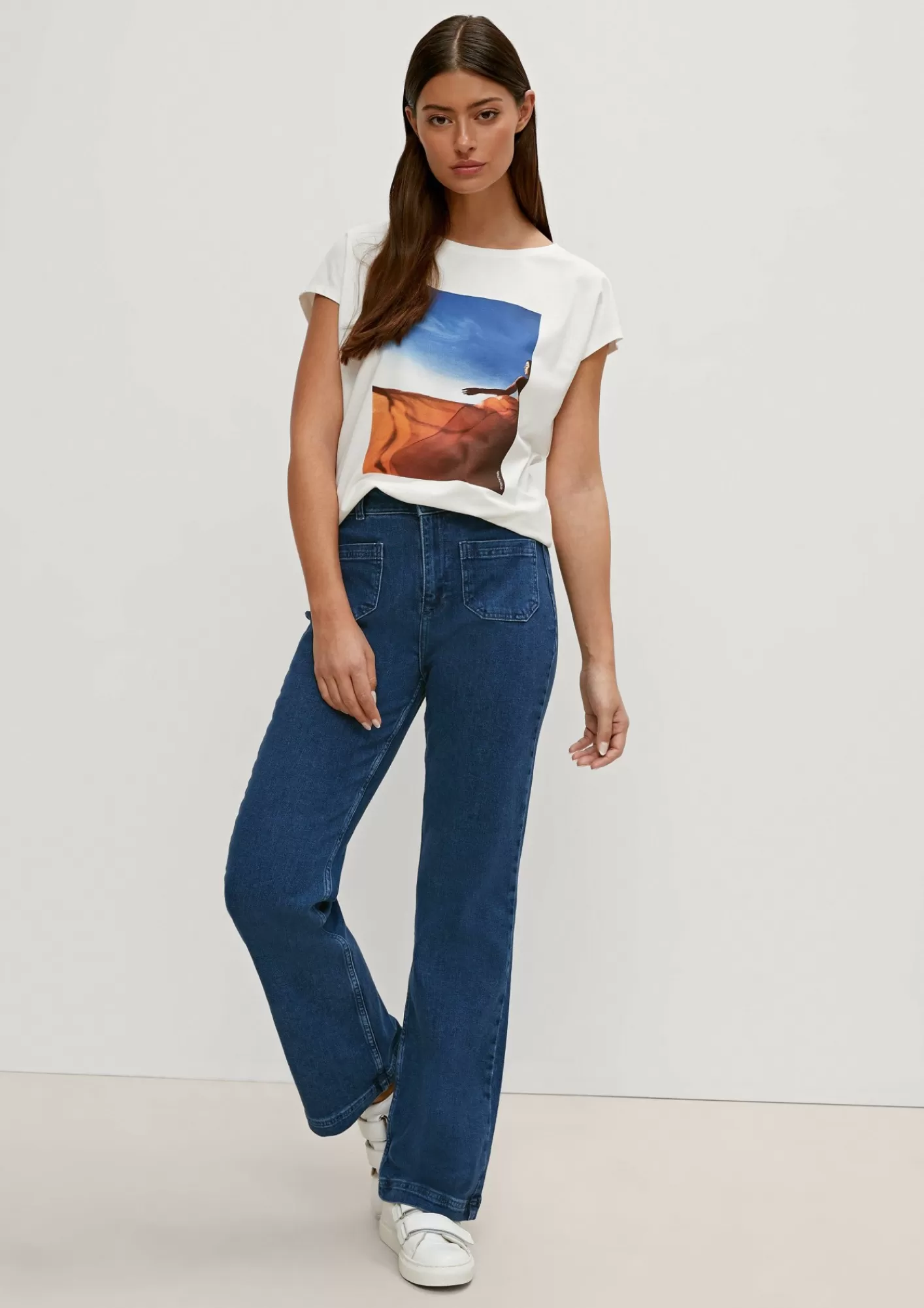 Shop Comma Regular: Jeans Mit Flared Leg