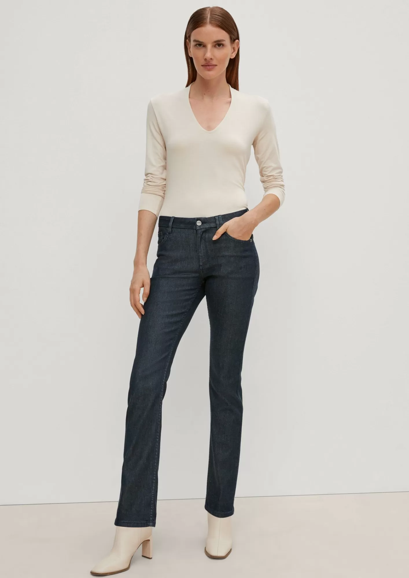 Best Comma Regular: Jeans Mit Straight Leg