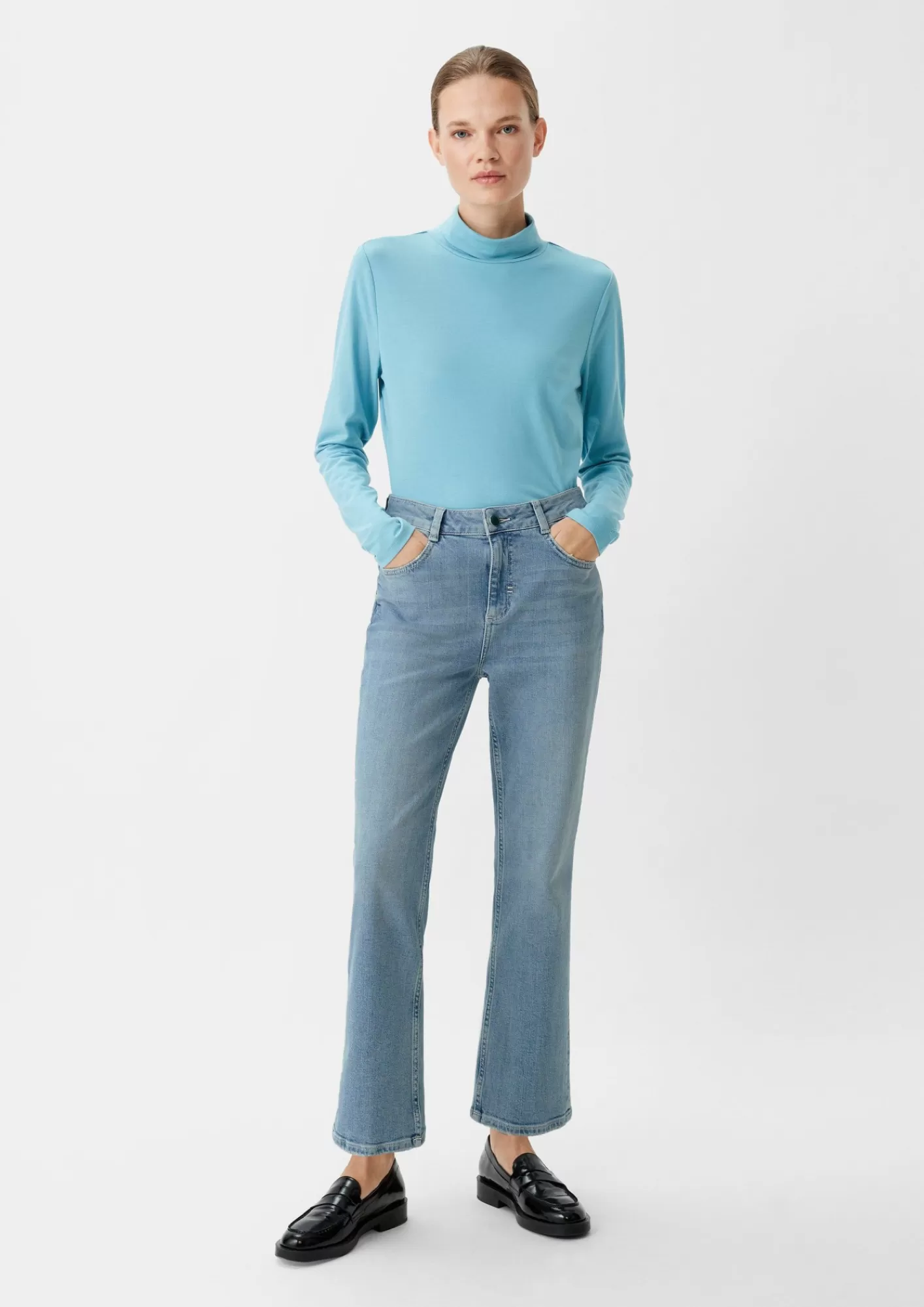 Online Comma Relaxed: Jeans Mit Flared Leg