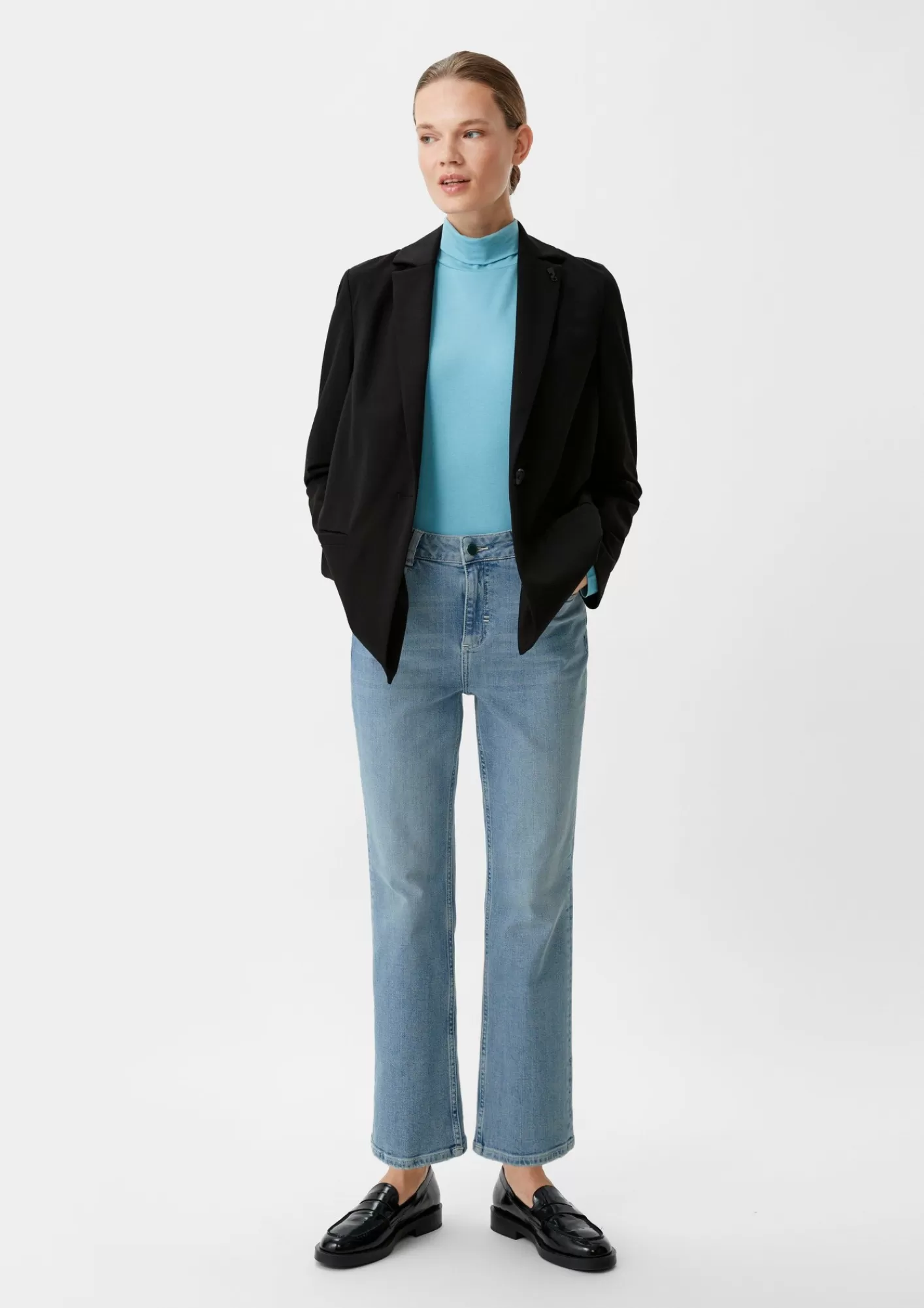 Online Comma Relaxed: Jeans Mit Flared Leg