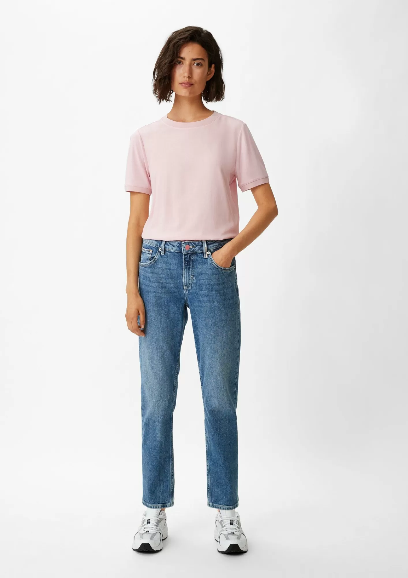 Best Comma Relaxed: Jeans Mit Geradem Beinverlauf