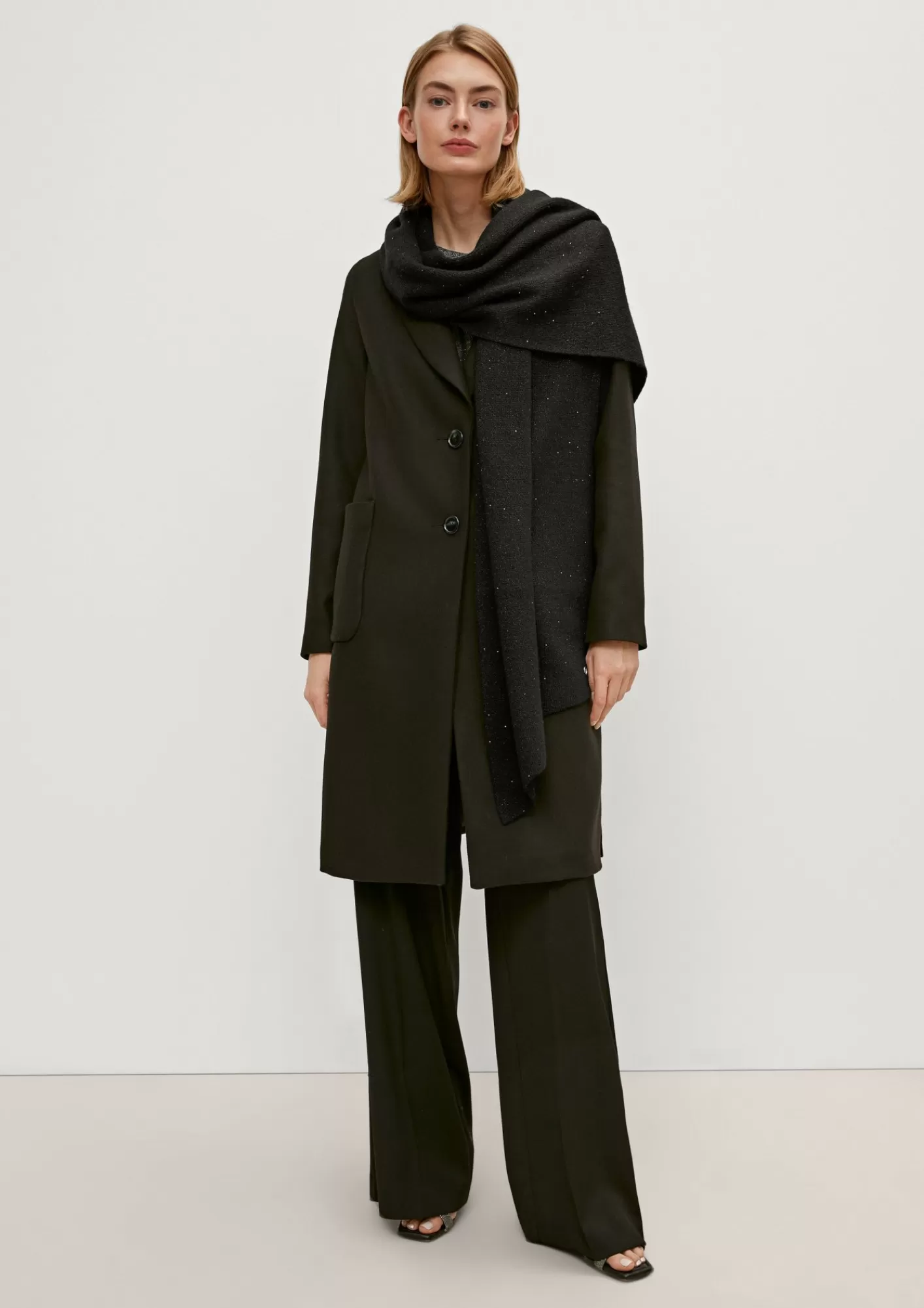 Online Comma Schal Mit Paillettendetails