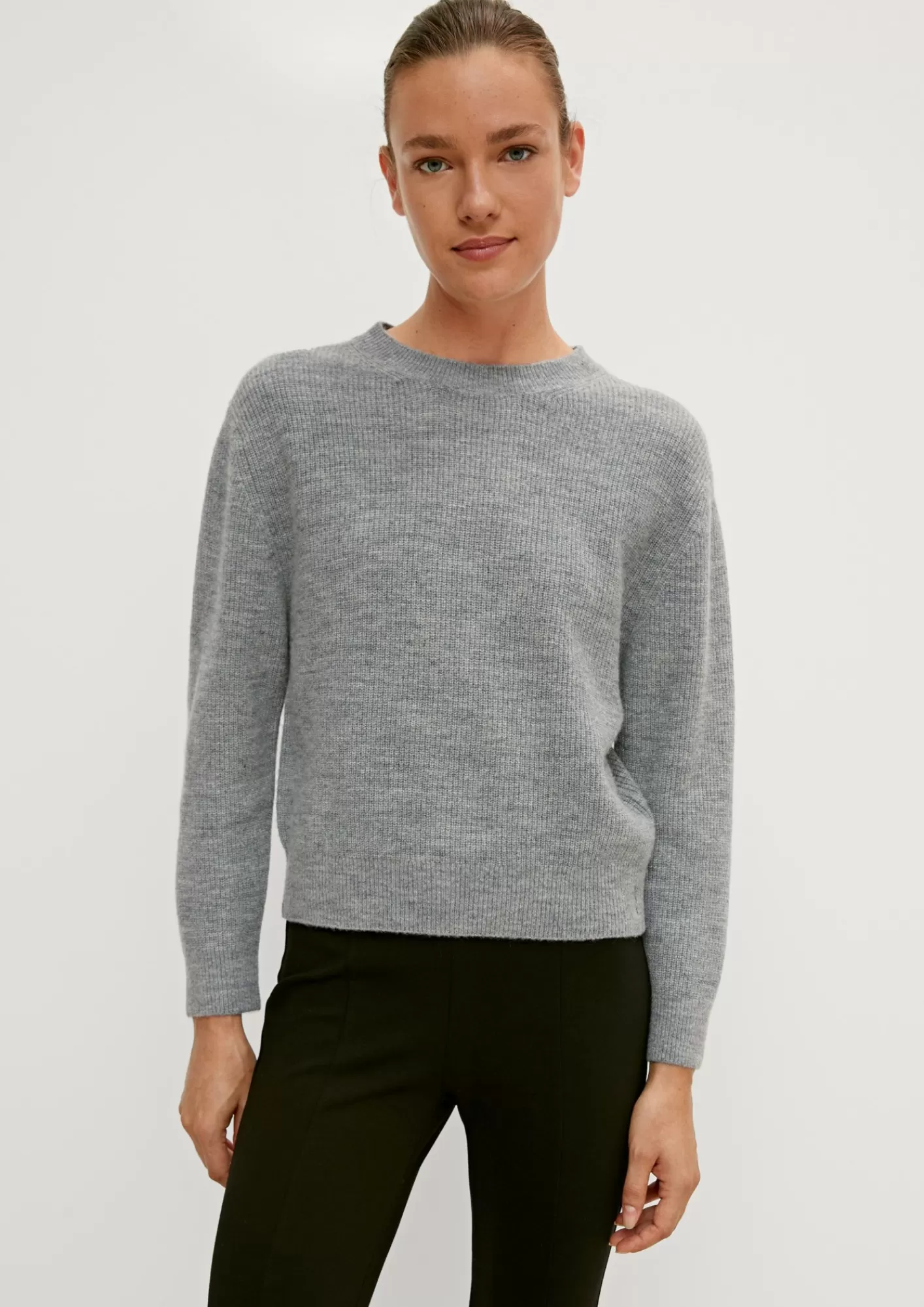 Outlet Comma Softer Pullover Aus Wollmix