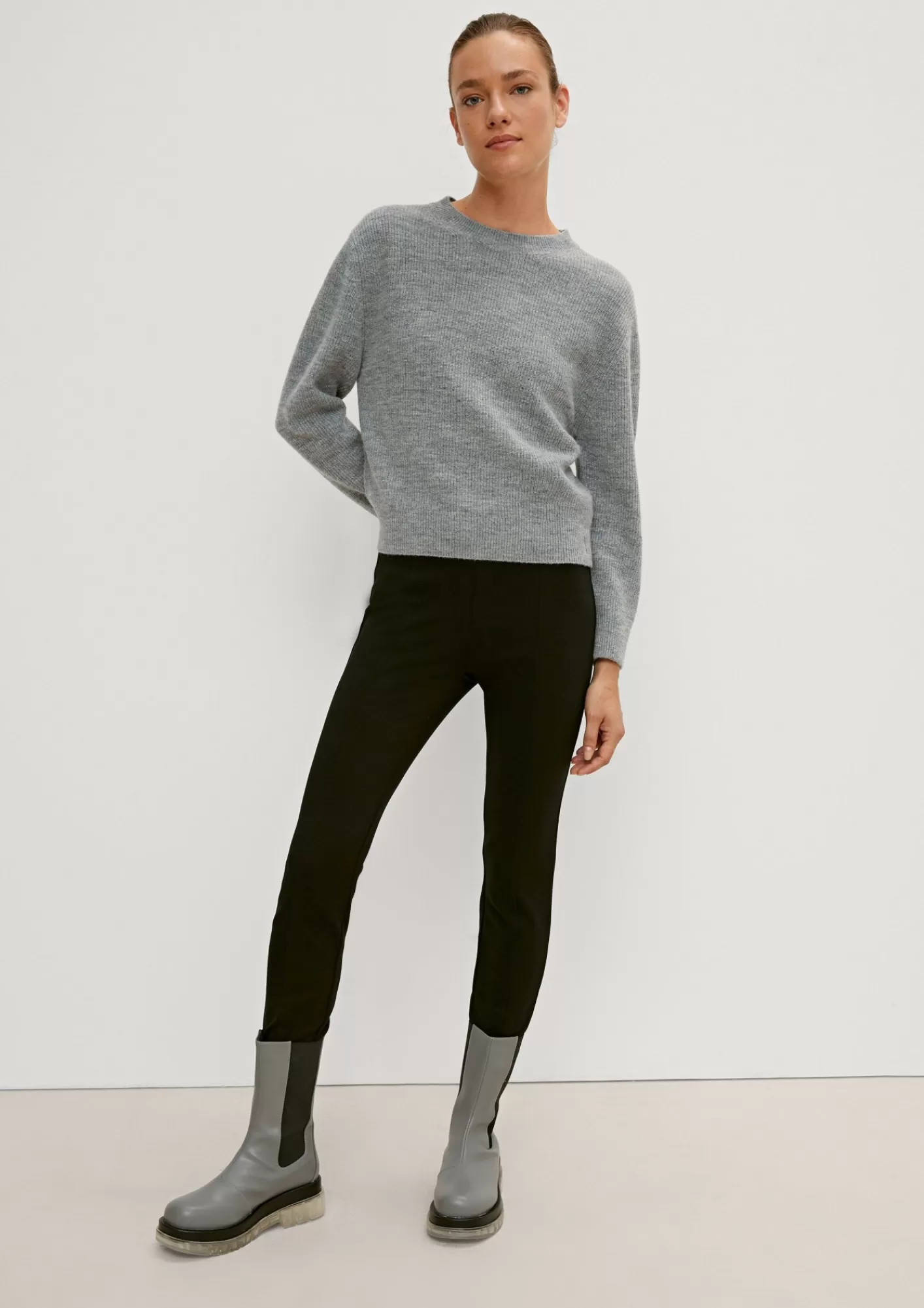 Outlet Comma Softer Pullover Aus Wollmix