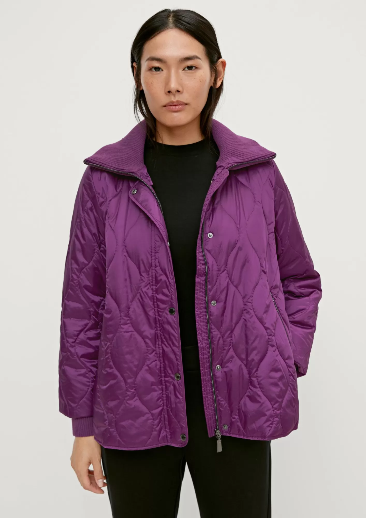 Best Sale Comma Steppjacke Mit Hohem Stehkragen