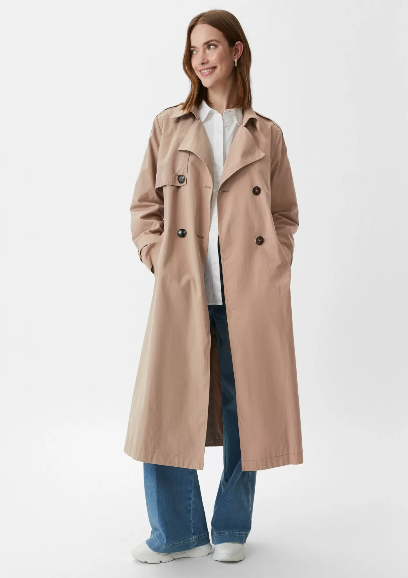 Best Comma Trenchcoat Mit Bindegurtel