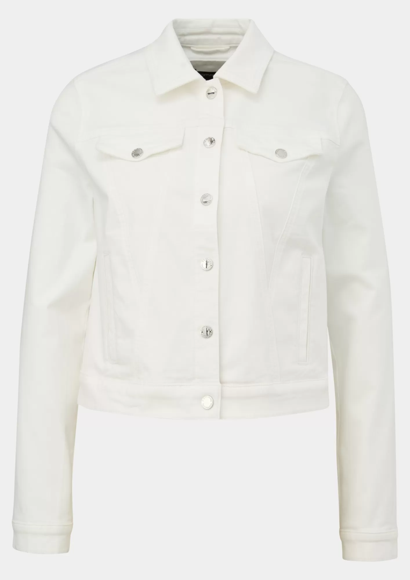 Shop Comma Verkurzte Jeansjacke Aus Baumwollmix